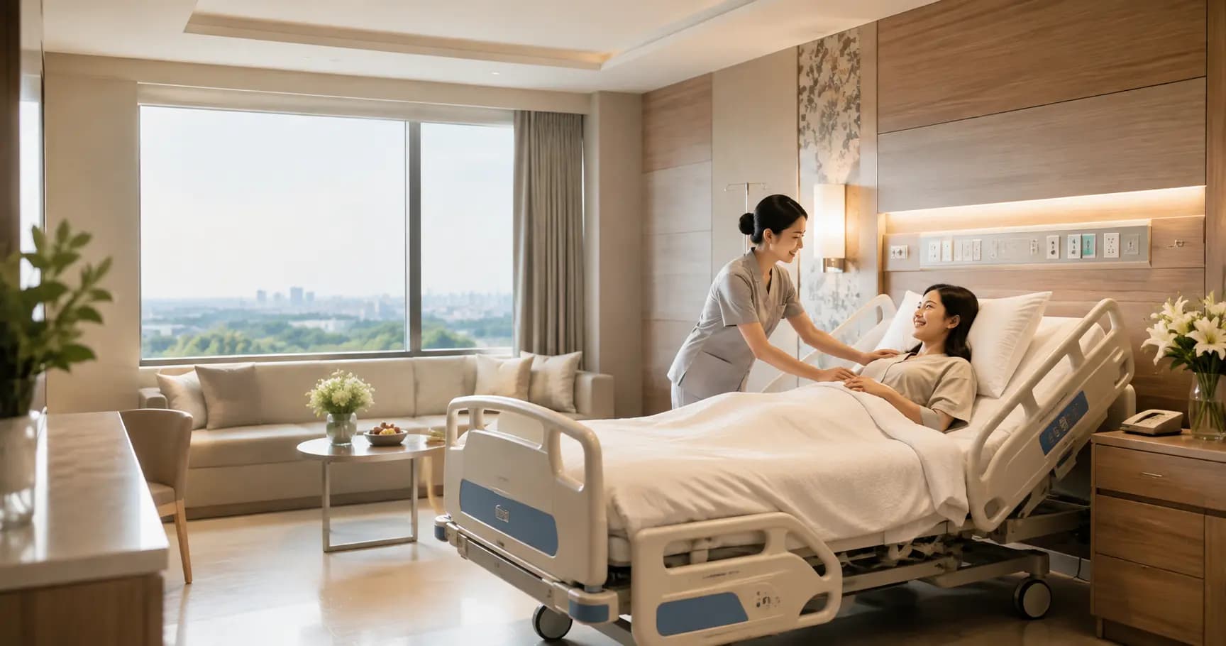Pelayanan kamar Rawat Inap RSU Royal Prima Medan